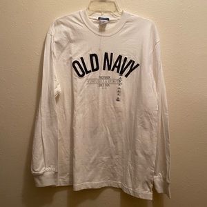 Long sleeve old navy white shirt